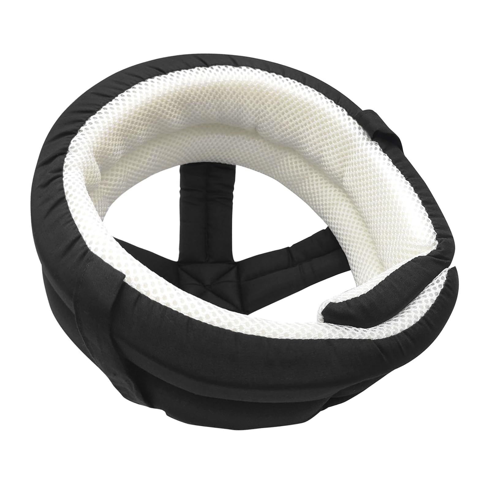 Casque de Protection pour Personnes Âgées Coussin Protection Tête Anti-Chute Chapeau Epaissi en Coton Anti-Collision Taille Réglable