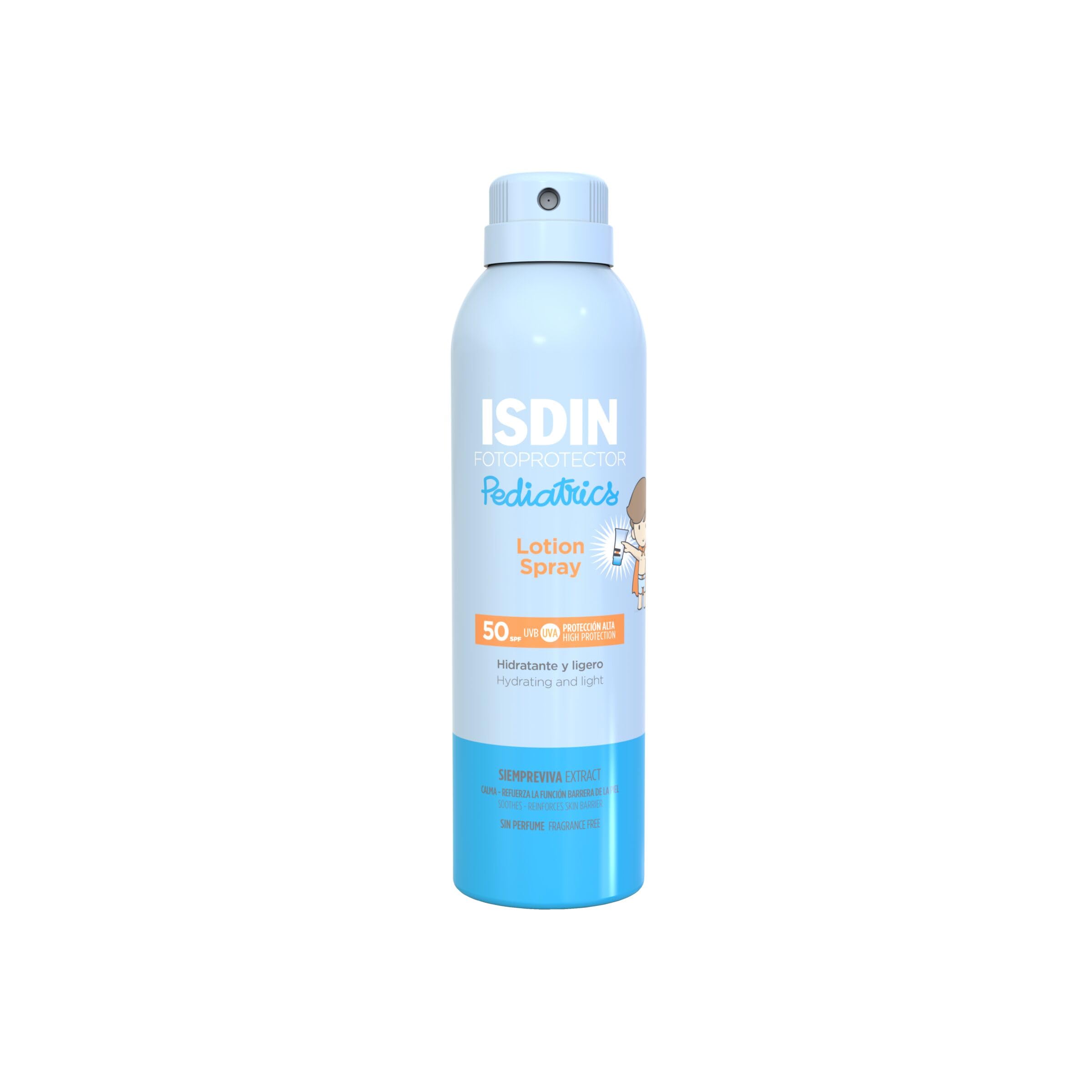 ISDIN Fotoprotector Lotion Spray Protector Solar Corporal Para Niños SPF50 250 ml