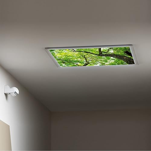 Miniatura 5 de Lorougei Cubiertas de luz fluorescente para la oficina del aula, filtros de luz, cubiertas de luz LED de techo - 2 pies x 4 pies de caída de techo