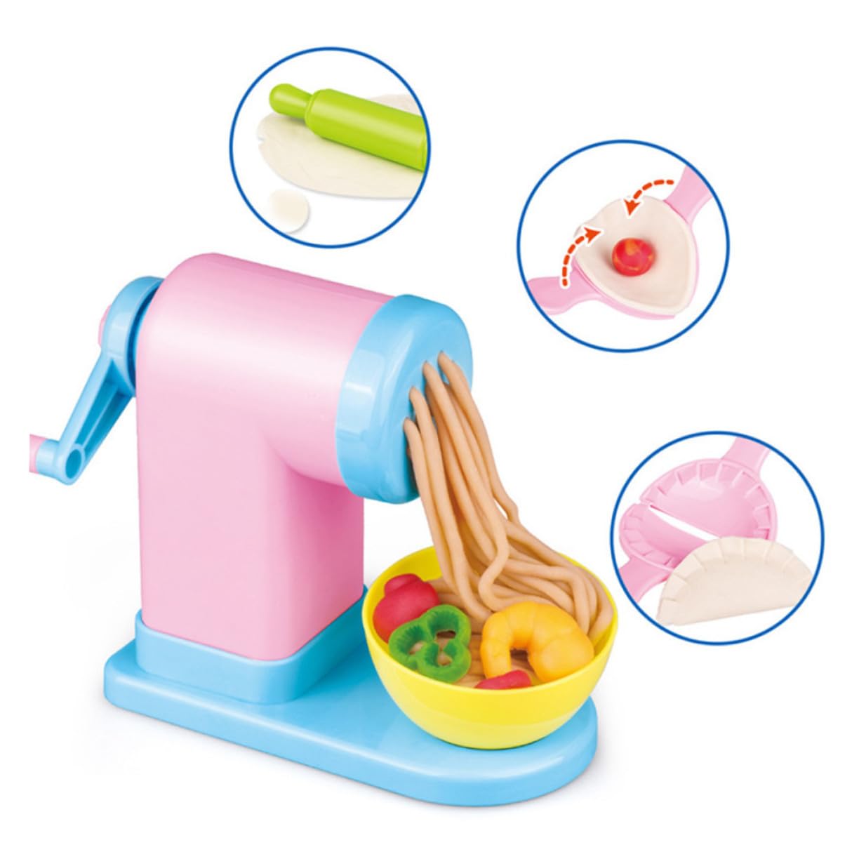 Máquina de Fideos de Plastilina 3d de Plástico, 1 Juego | Moldes de Modelado para Hacer Formas Variadas, Apto para Aulas y Aprendizaje Temprano