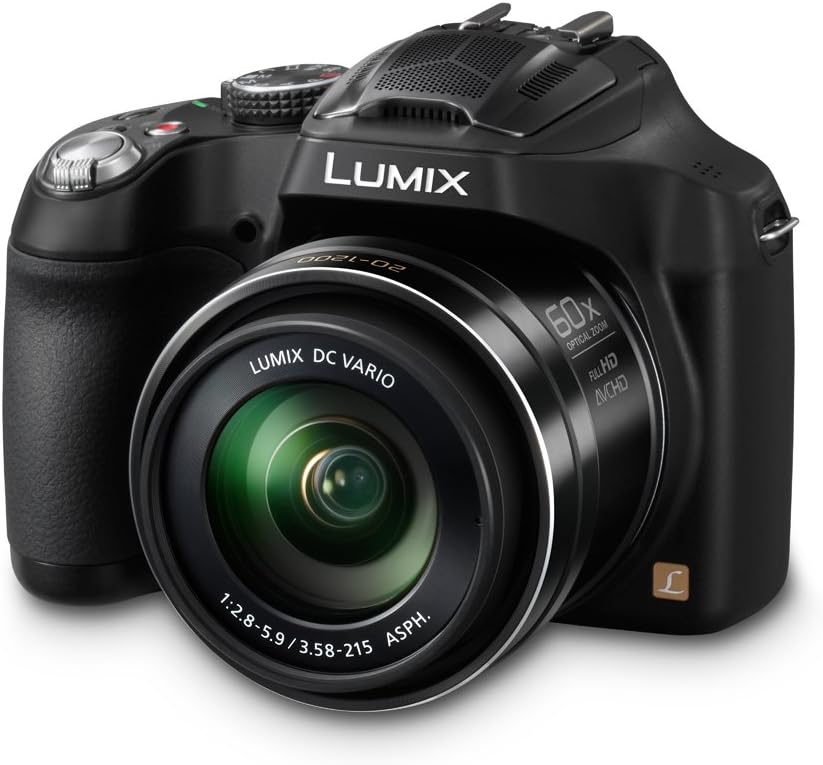 Panasonic DMC-FZ72 Camera Black 16.1MP 60xZoom 3.0LCD FHD 20mm Lumix DC Vario