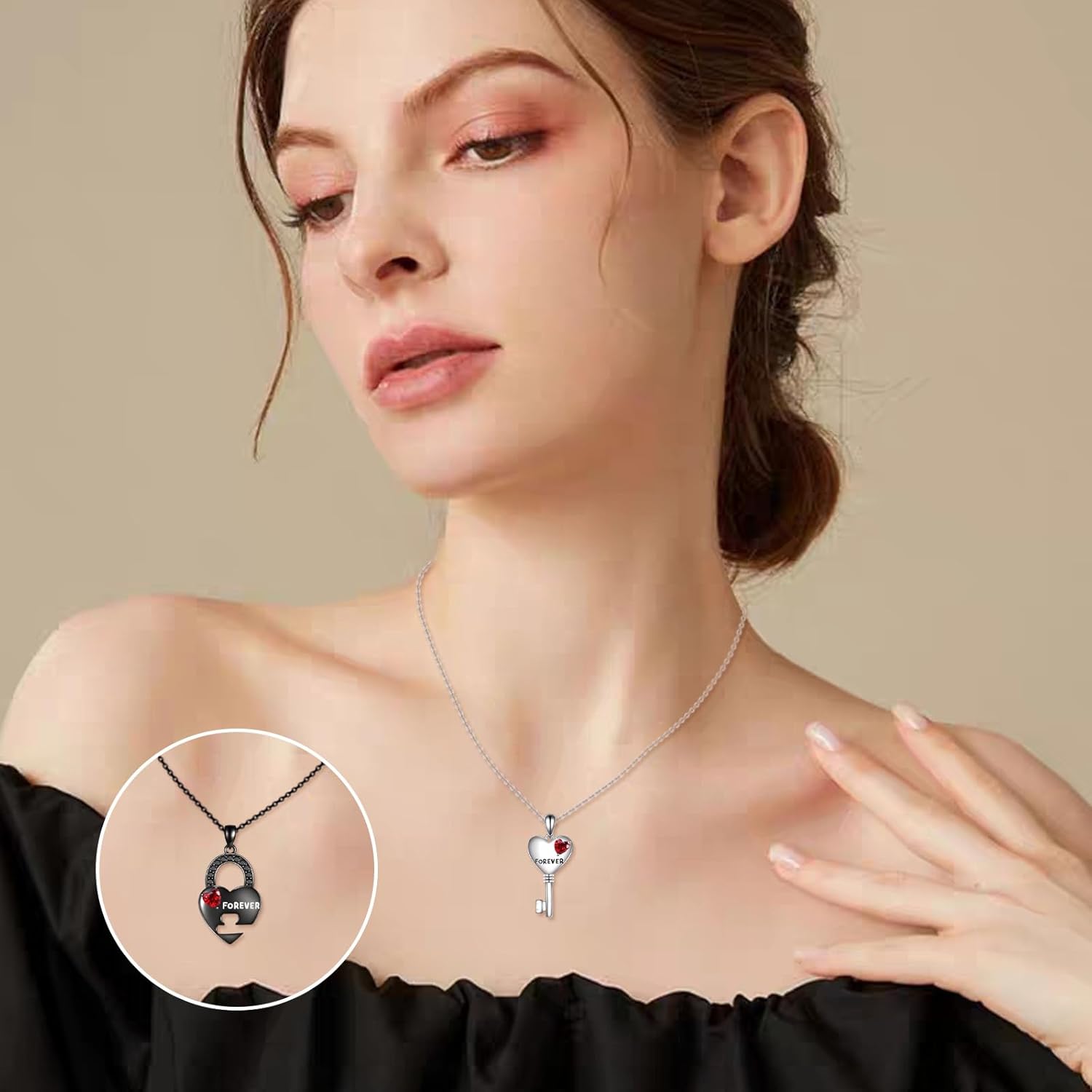 2pcs Matching Necklaces 925 Sterling Silver Good Friends Pendant BFF Jewelry Gifts for Women Sisters Couples - Image 6