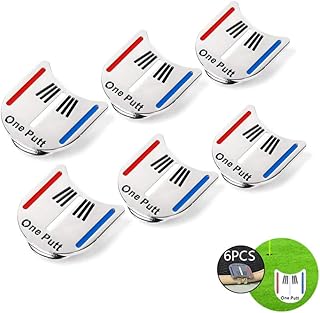 STONCEL Golf Putting Alignment Tool Ball Marker Metal Magnetic Hat Clip Golf Ball Marker (6)