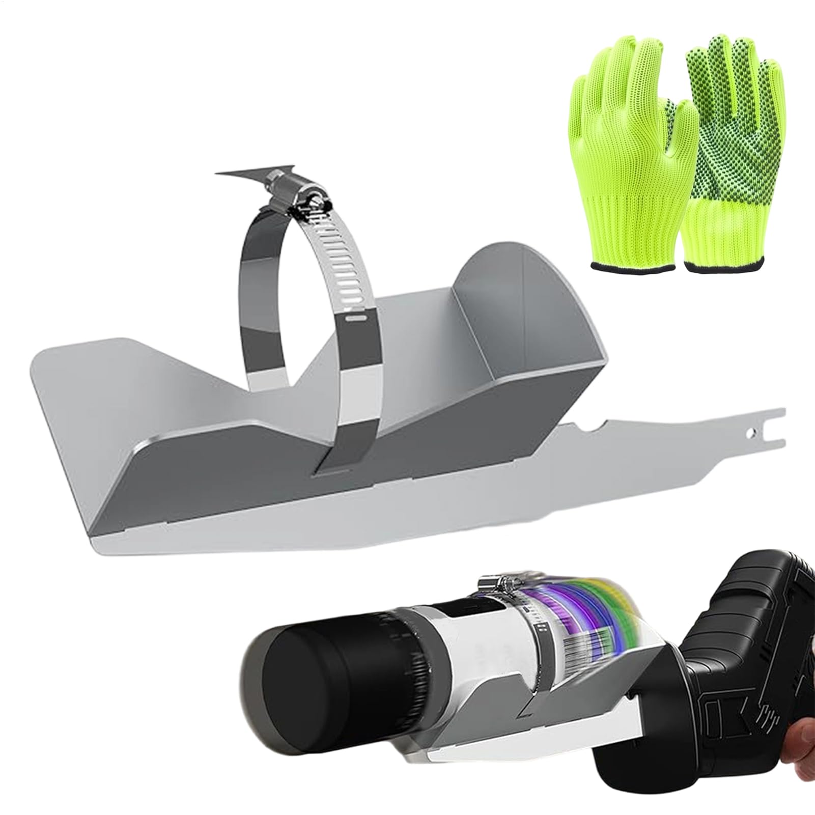 Spray Paint Shaker - Adjustable Mixer for Reciprocating Saw | Stainless Steel Anti Slip Attachment, Can Shaker Tool for Painter, Artist, Men, Women, Professionals, Projects, Workshops
