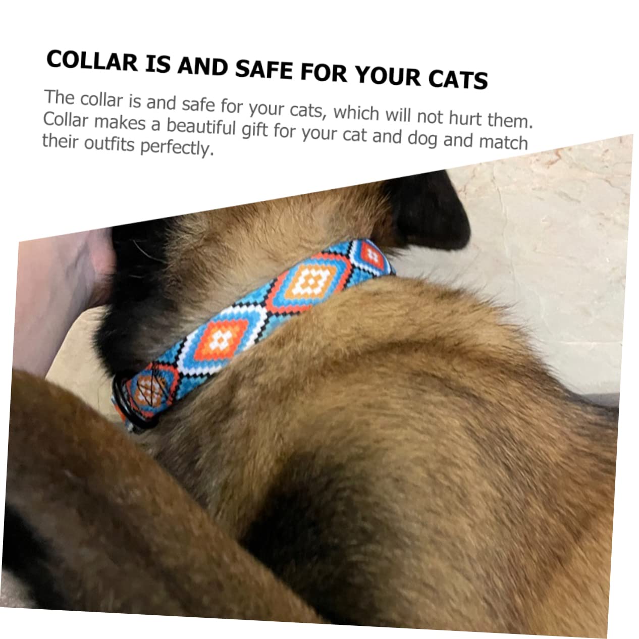 ABOOFAN 5 Set Di Collare Per Gatti Collare Portatile Per Cani Collari Delicati Per Gatti Campanellini Per Gatti Inclusi 3 Pezzi * 5