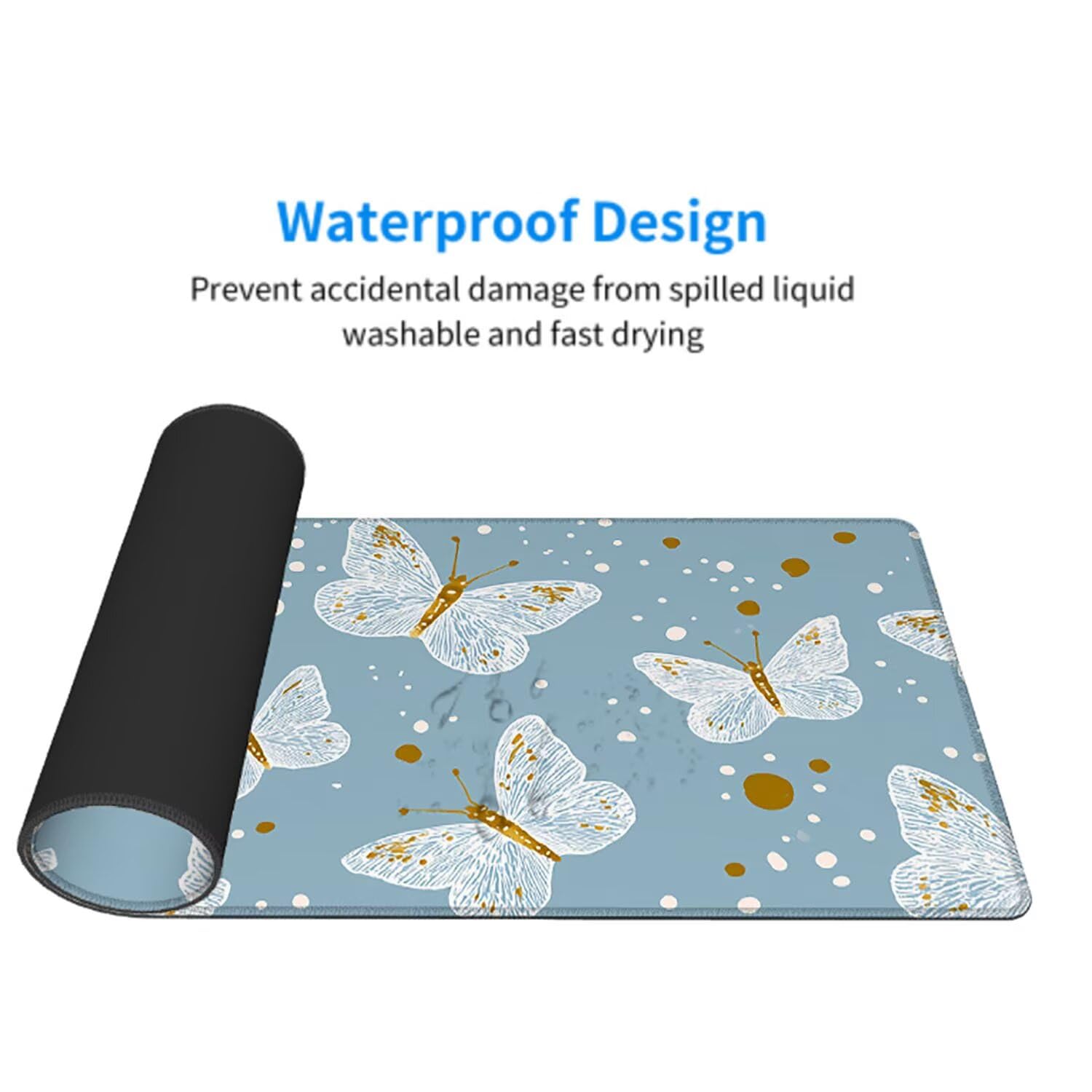 Podkładka pod mysz jajko kaczka podkładka pod mysz na biurko XXL do gier 1200 x 600 x 3 mm podkładka pod mysz gumowa podkładka motylkowa duża podkładka pod rękę gracz akcesoria wodoodporne PC, do