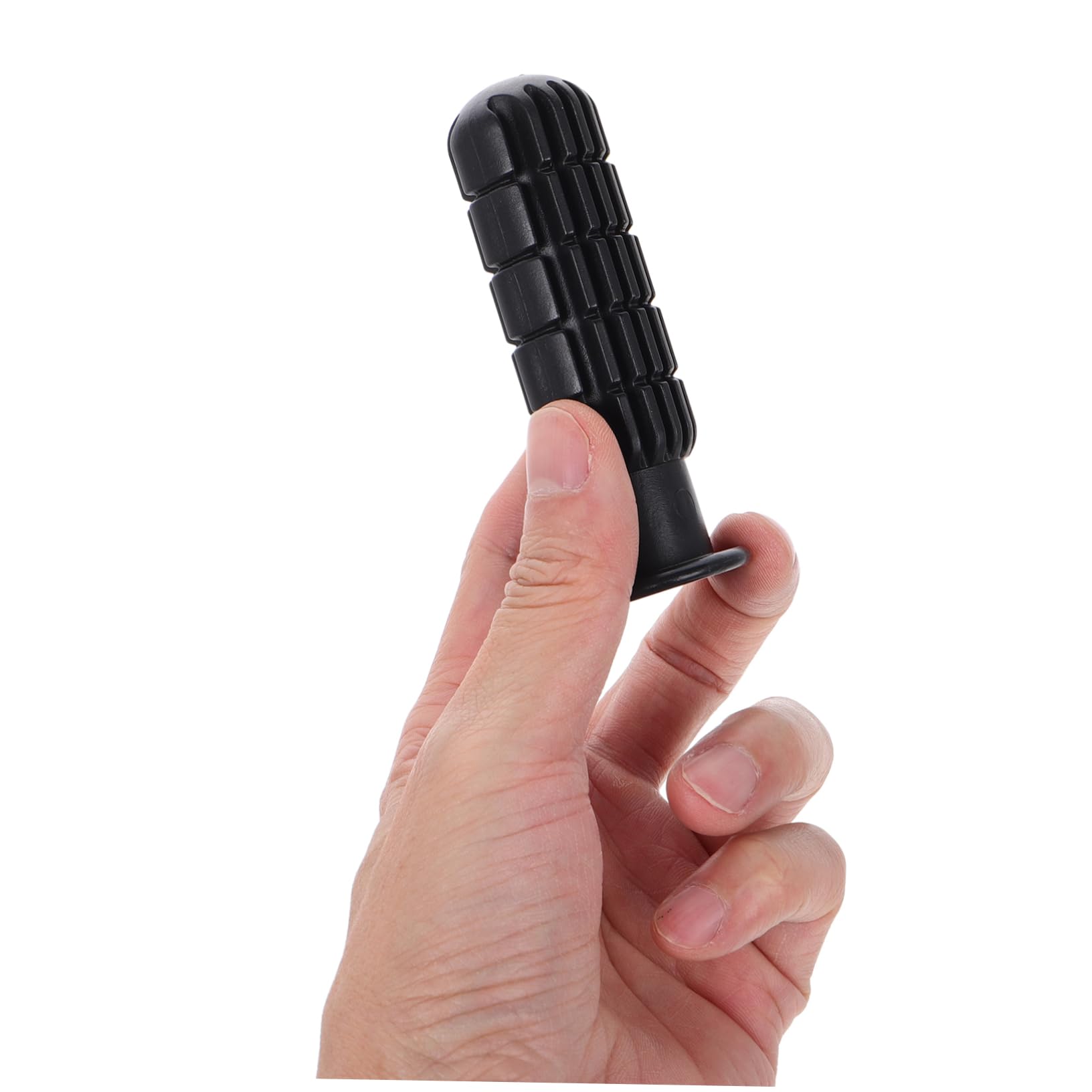 Yardwe 4 Maniglie per Calcio Balilla in Pvc Nero Ergonomiche Antiscivolo per Tavoli da Calcio 0,7m