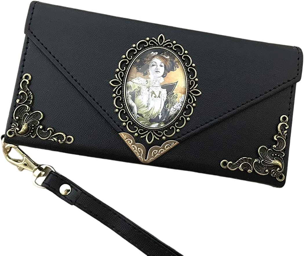 Mucha Women phone leather wallet case for iPhone X XS XR 11 12 13 14 Pro Max Galaxy S23 S22 S21 S20 Ultra Note 20 10 Plus Dc013