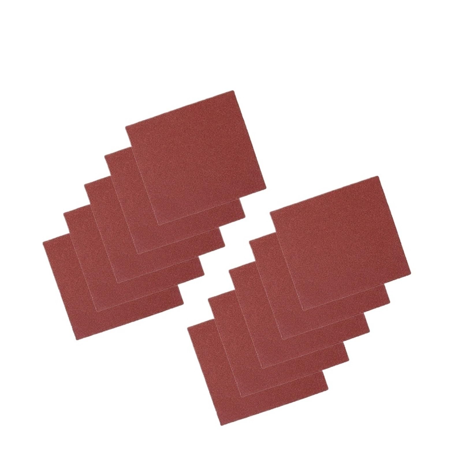 Papier ścierny, Papier ścierny, papier na mokro i sucho, 10 szt., 110 x 100 mm, gradacja 60-1000, narzędzia ścierne do polerowania(180)