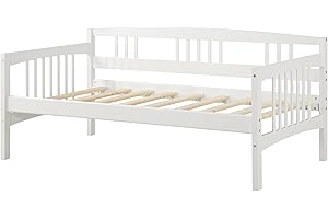 DHP Kayden Daybed Solid Wood, Twin, White