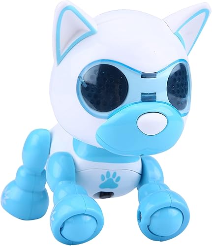 Agatige Juguete robot para perro, robot electrónico, juguete para mascotas, robot para cachorros, niños inteligentes, sonido interactivo para