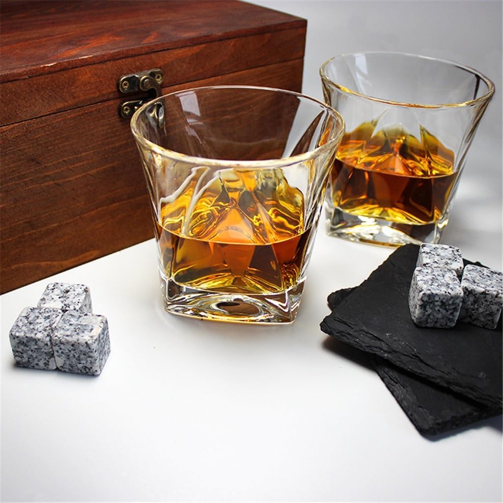 Whiskey Ice Stone Triangular Cup Set Gift Set