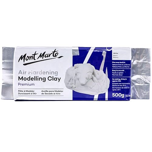 white air hardening modeling clay - 500g ♡