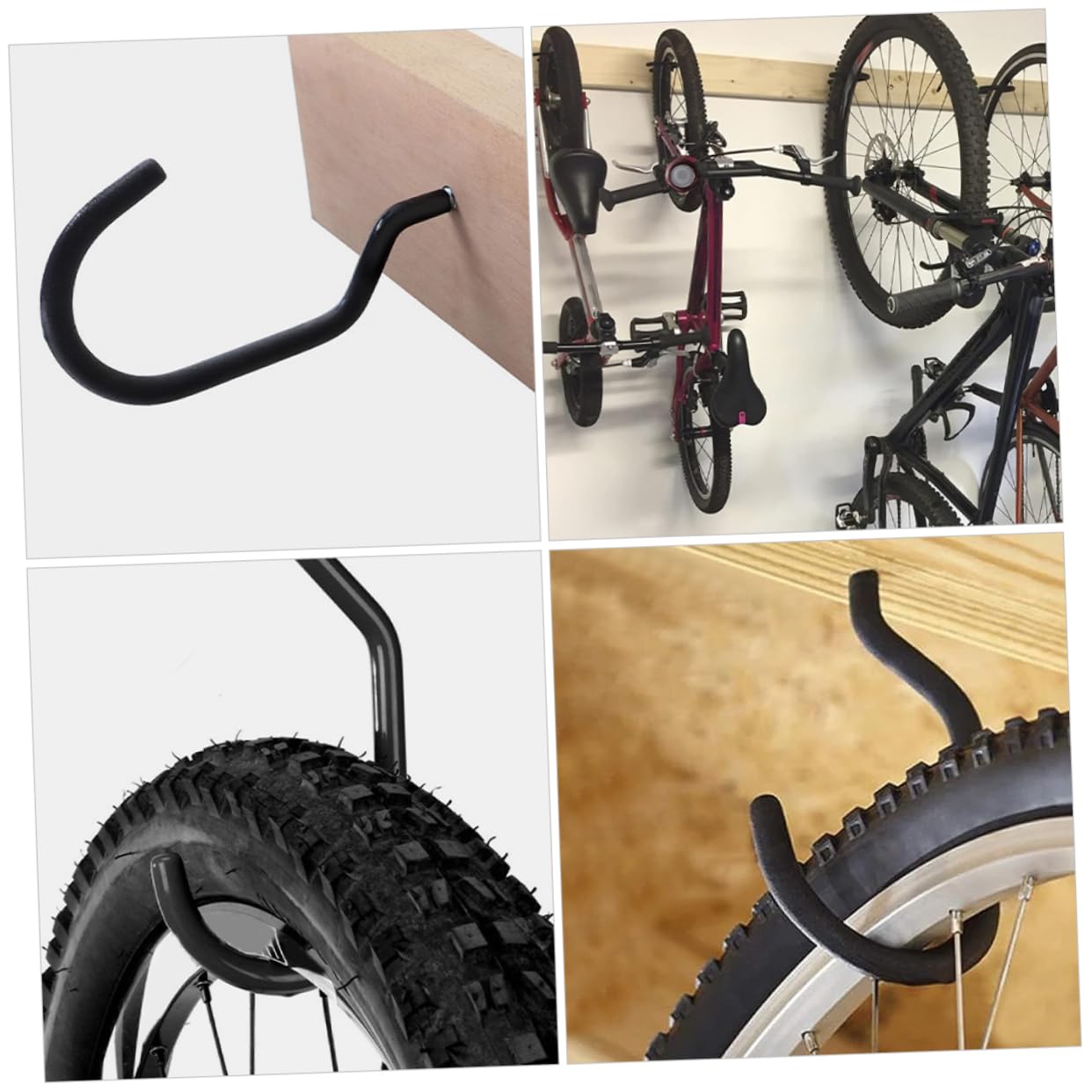 UKCOCO 30piezas Ganchos Colgantes Pesados Para Bicicleta De Ganchos De Garaje Tubos De Expansión Perfectos Para Almacenamiento Techo y Organización De