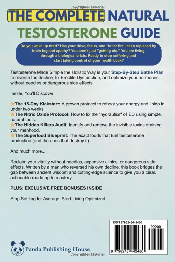 Miniatura 2 de Testosterone Made Simple the Holistic Way Natural Remedies to Boost Performance, Vitality, and Hormones in less than 15 days For Men of All Ages +