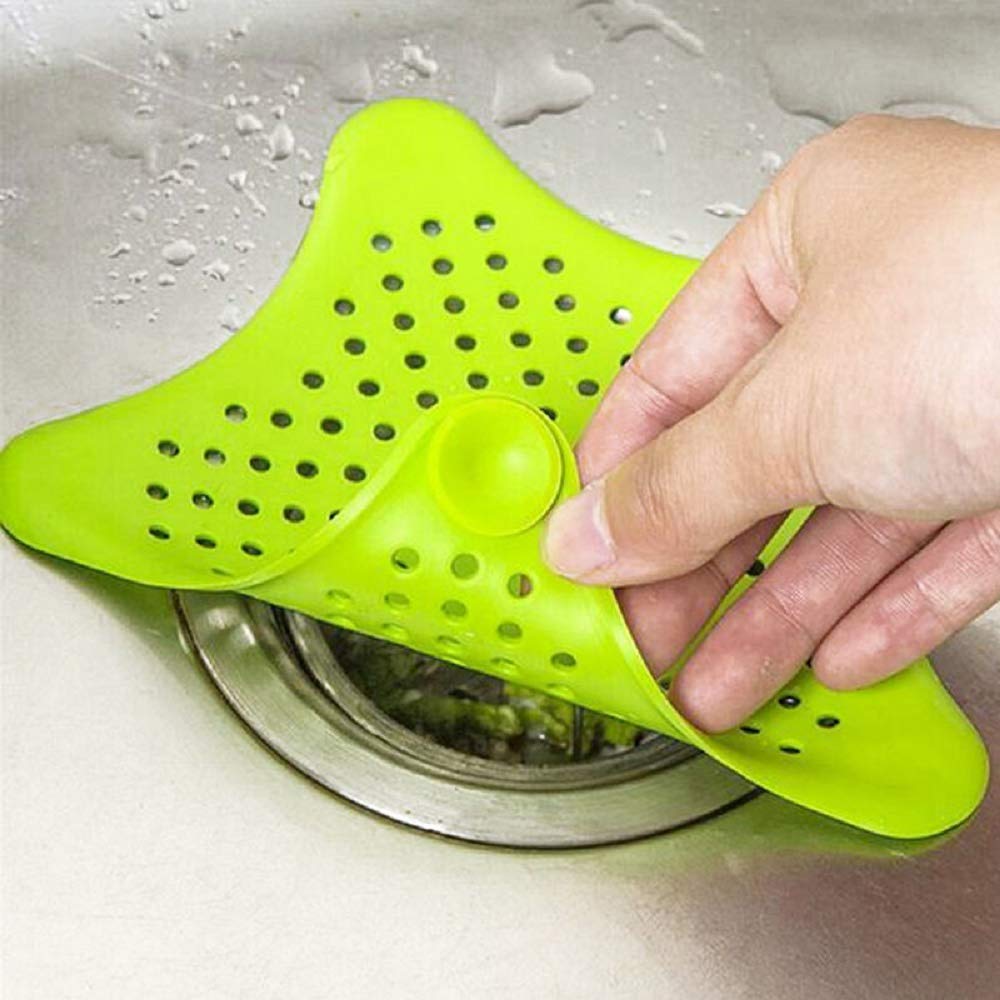 DEVCOMM Silicone Star Design Kitchen and Bathroom Sink Filter/Hair Catcher/Waste Stopper Strainer,Multi Colorpack of 2 (B08HXQXDMH) Amazon Price History, Amazon Price Tracker