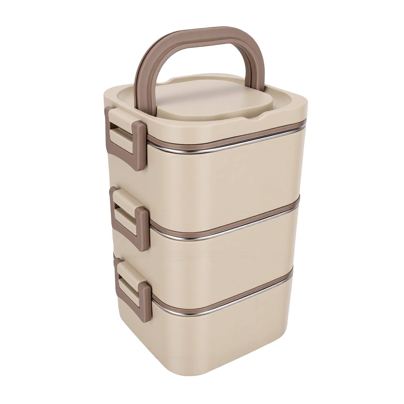 Pranzo Box con Borsa Termica, 2100ml Acciaio