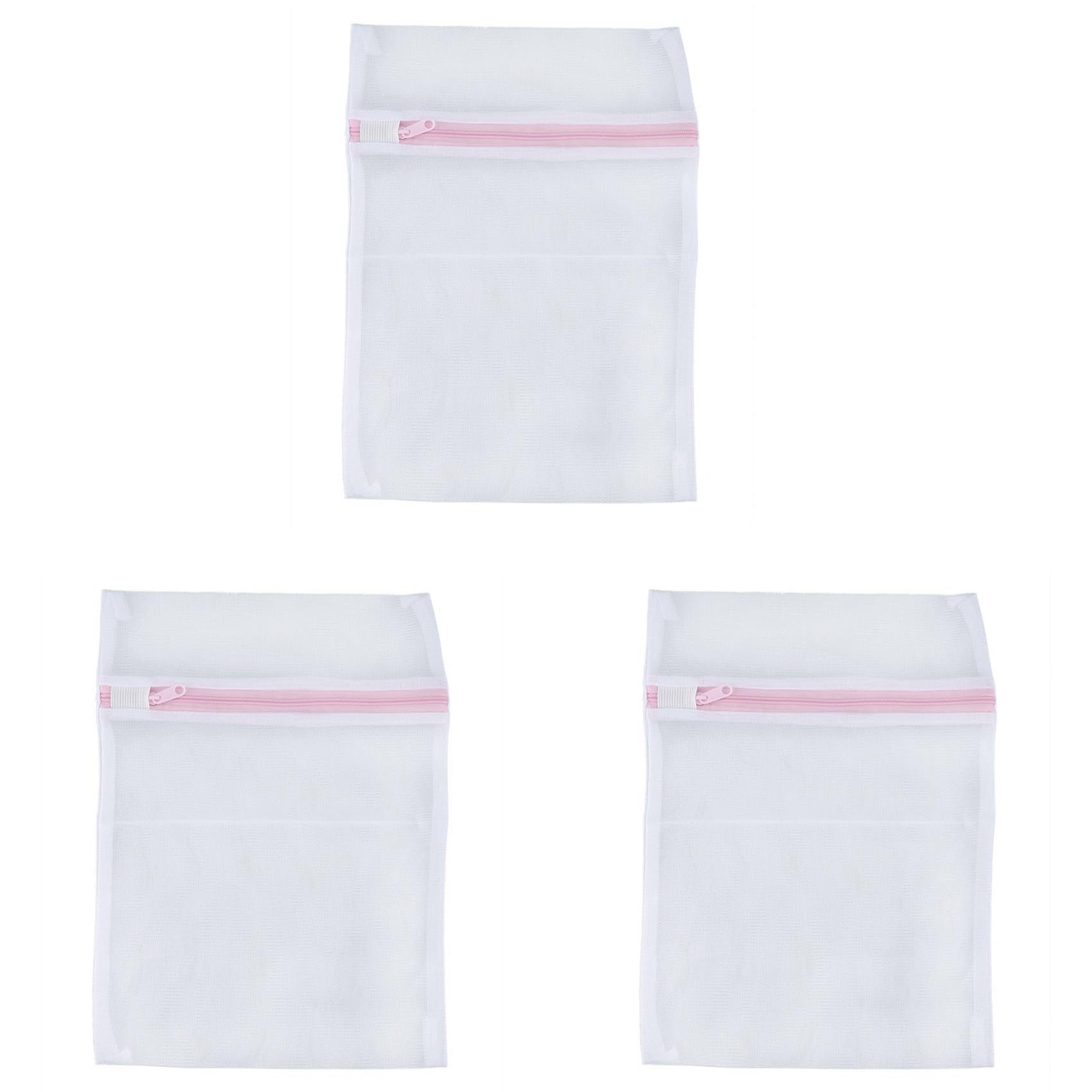 Hndhbfgrt 3X Laundry Underwear Net Mesh Washing Machine Bag Socks Bra Bag 23cm By 30cm