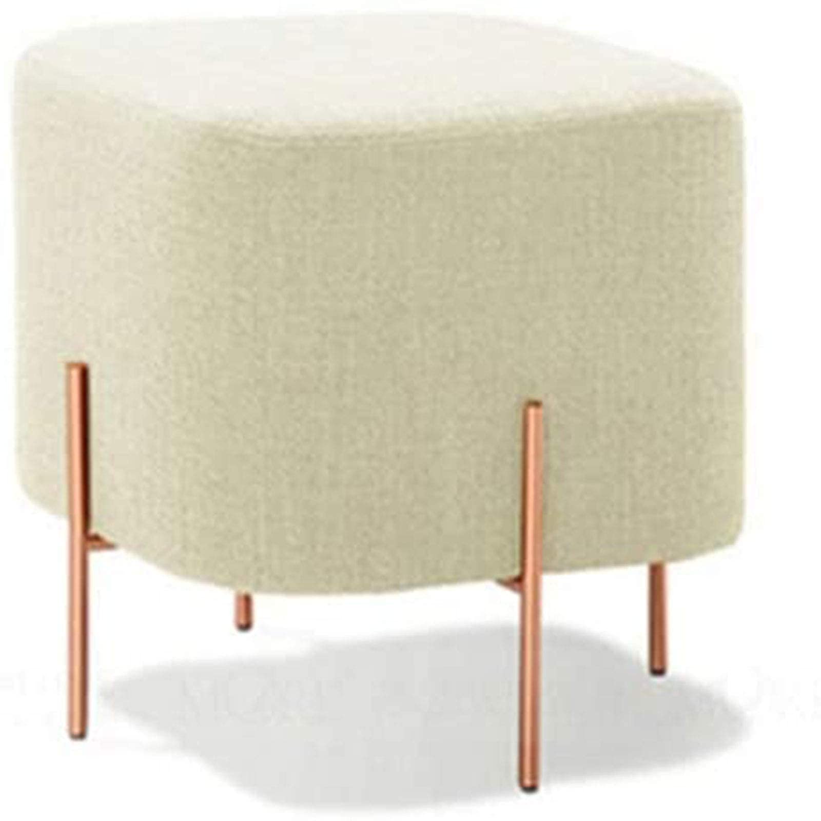 Tabouret salon repose-pieds moderne canapé rembourré avec assise beige