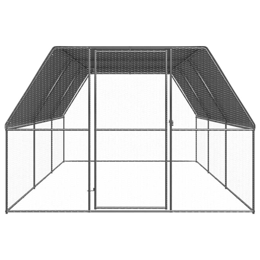 Outdoor Hühnerkäfig Verzinkter Stahl Hühnerstall Käfig mehrere Auswahl,3 x 6 x 2 m