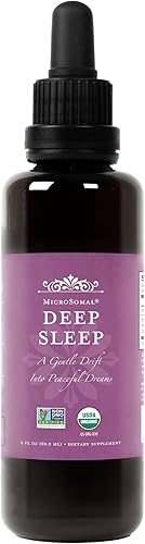 Sueño profundo  Gotas orgánicas de apoyo para dormir para noches reparadoras y relajación  Mezcla de hierbas sin melatonina con valeriana,