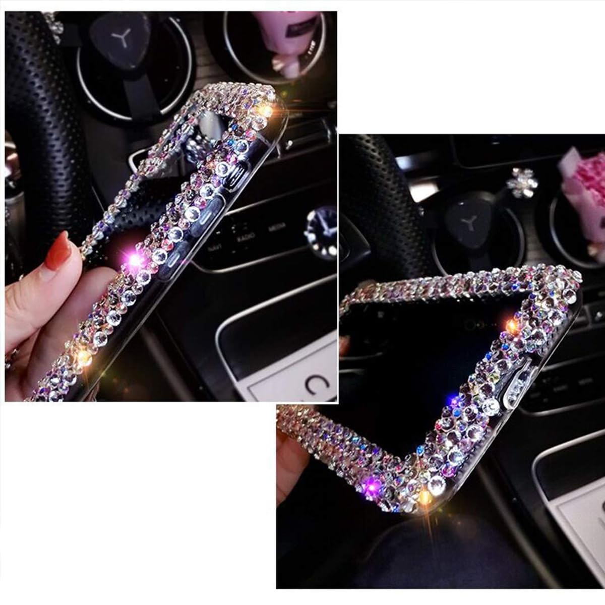 Luxury Bling Case Compatible With Iphone 17 Pro Max, 3D Sparkle Crystal Glitter - View #10