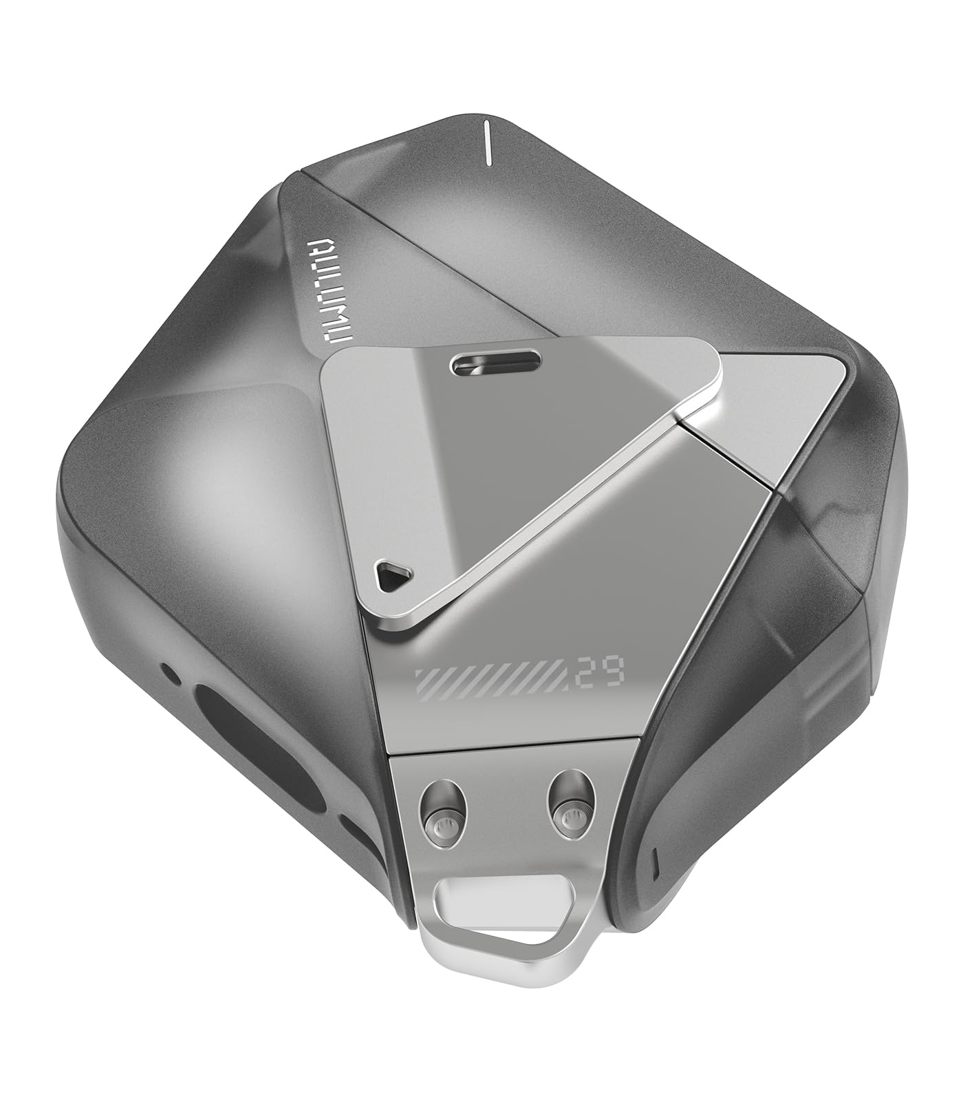 【新品未開封品】AirPods4本体＋AULUMUケースセット Aulumu's lockable AirPods 4 case boasts geometric alloy design