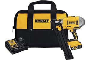 DEWALT 20V MAX* Cordless Brushless 21-Degree Framing Nailer Kit, Plastic Collated (DCN692M1)