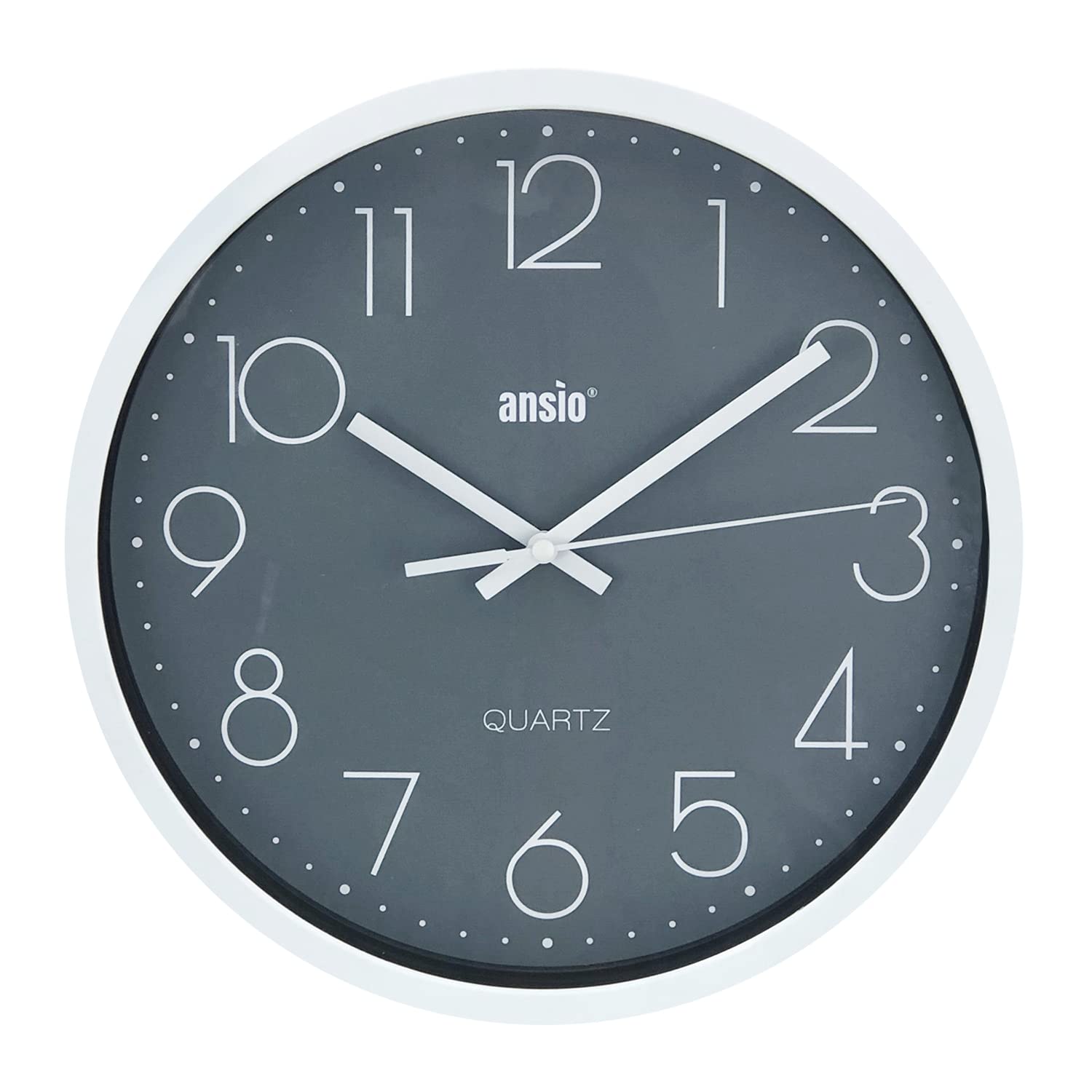 Buy ANSIO Wall Clocks 10 inch/25.4cm For Living Room Modern, Large Wall