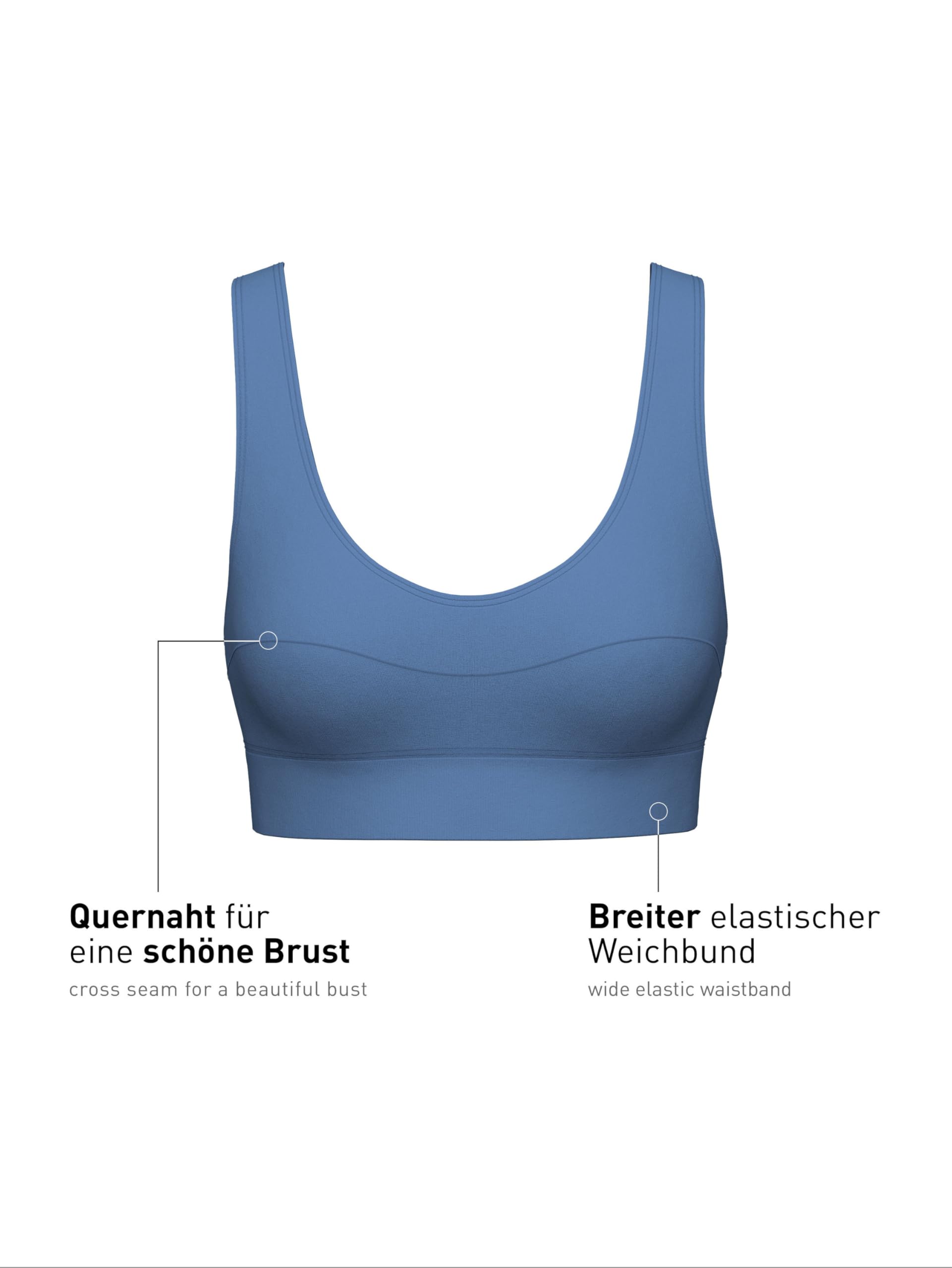 CALIDA Elastic Bustier | Avec large ceinture souple, jersey simple respirant et doux de qualité