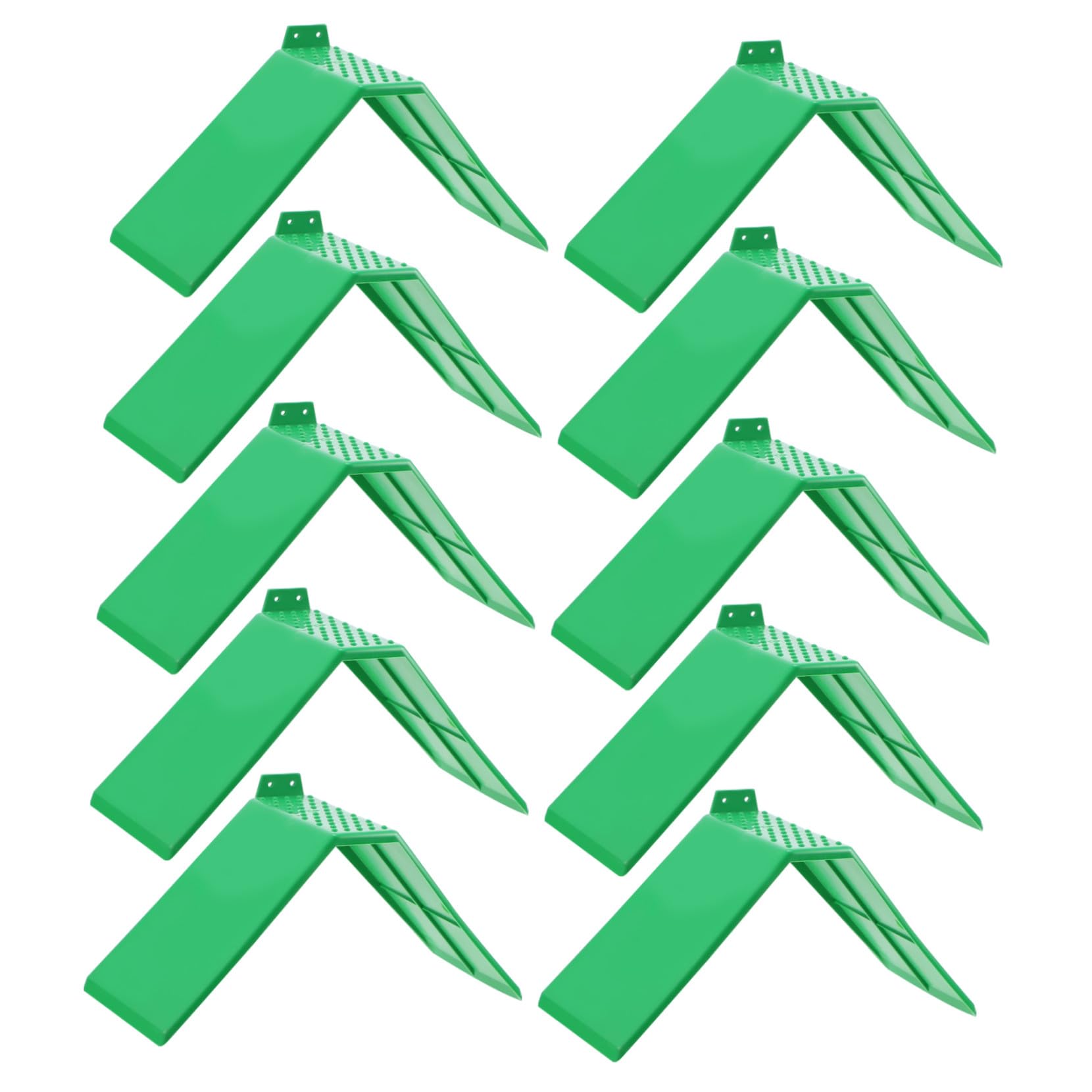 SEWACC 10pcs Plastic Pigeon Perch Stand for Bird Cages, Dove Rest Stand and Flat Perches for Pigeons, Bird Supplies for Daily Roosting Random Style
