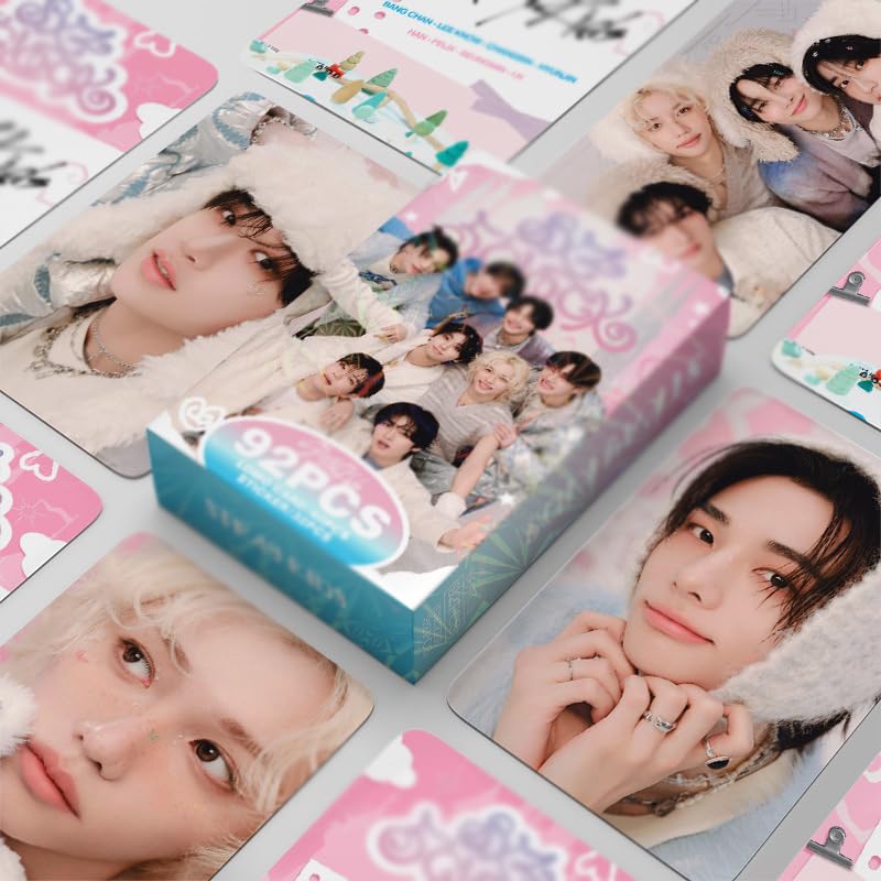 KPOPBP Stray Kids – Tarjetas Fotográficas SKZ Rock Star, 92 Unidades, Tarjetas De Fotos De KPOP Regalo Lomo Para Ninos Y Ninas Skz I N