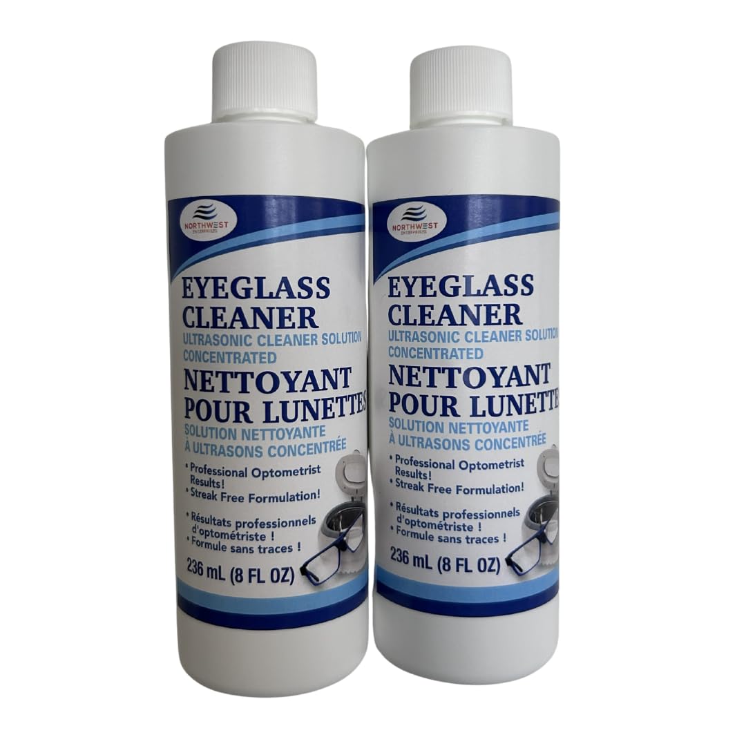 Ultrasonic Cleaner Solution for Jewelry Cleaning. Concentrated Jewelry Cleaner for Gold, Platinum Diamonds and Non-Porous Precious and Semi-Precious Jewelry (Pack of 2)