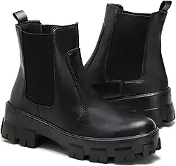 Coturno Cano Medio Unissex Estilo Militar Confortavel com Solado Tratorado em Borracha Antiderrapante Alta Resistencia e Durabilidade