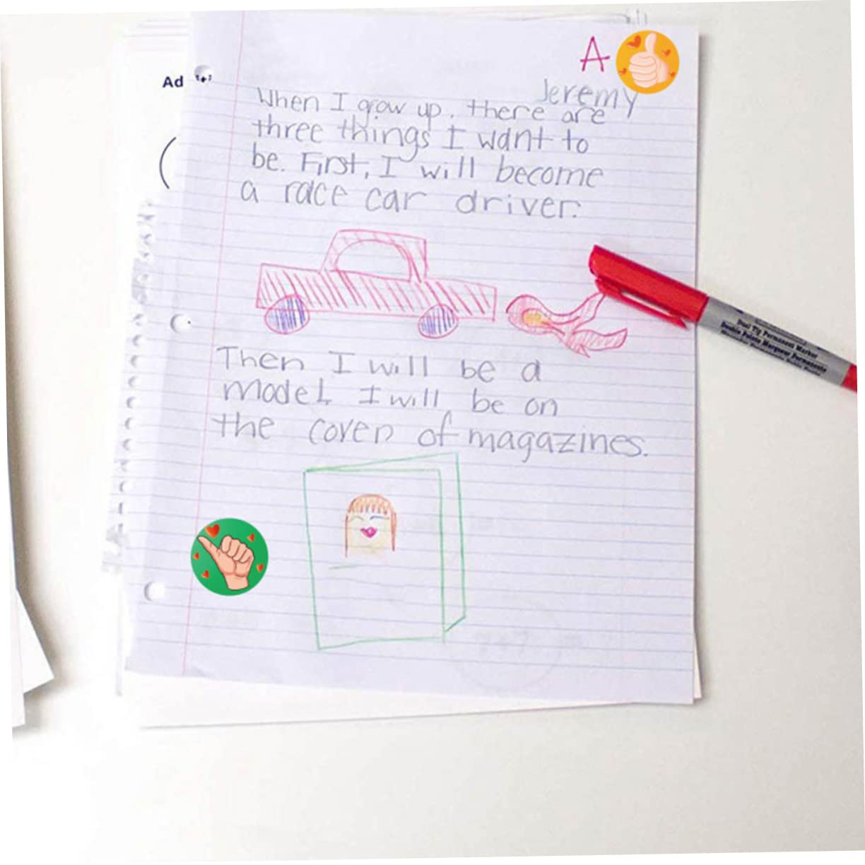 STOBOK 12rollen Aufkleber Motivationssticker Für Lehrer Und Schüler Selbstklebende Belohnungsaufkleber Motivation Und Anreiz Im Klassenzimmer Und Zuhause