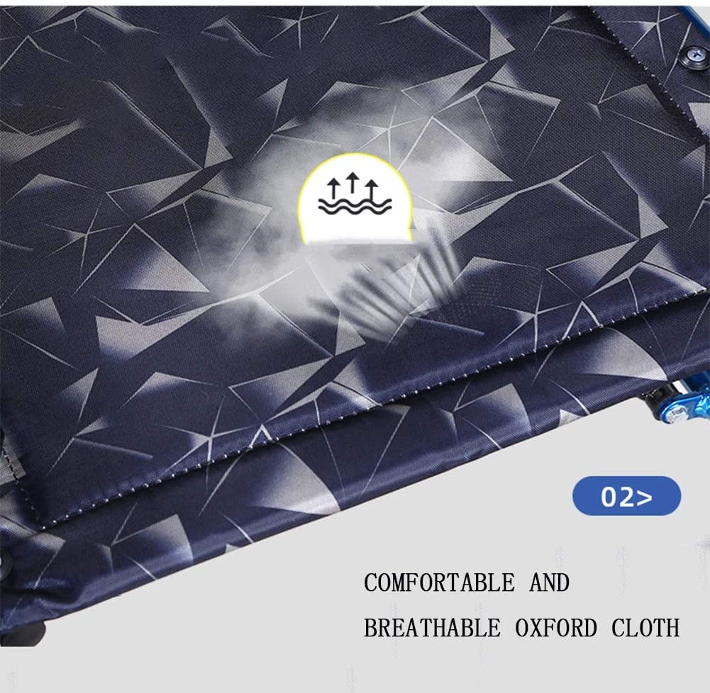 Silla de Ruedas Manual Ligera de Aluminio con Bolsa de Almacenaje Respplegable Silla de Ruedas Autopropulsable/Floral Cloth