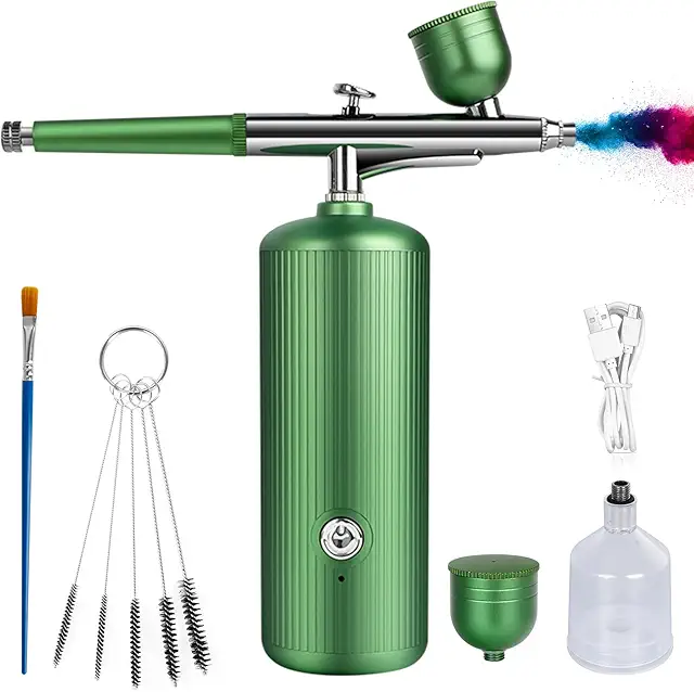 Airbrush Set met Compressor voor Nagels - Professionele Kit