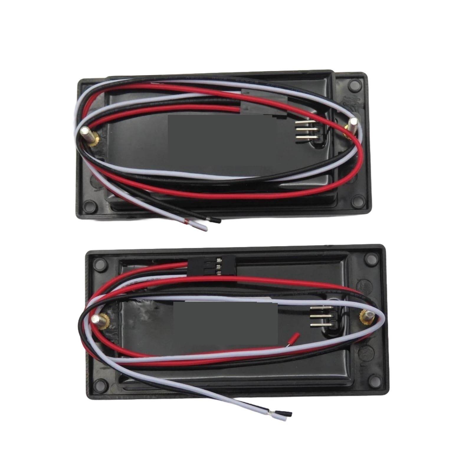 Przetwornik Do Gitary Elektrycznej Aktywny Zestaw Przetworników Gitarowych | Przetworniki Humbucker przy gryfie i mostku do gitary elektrycznej w kolorze czarnym