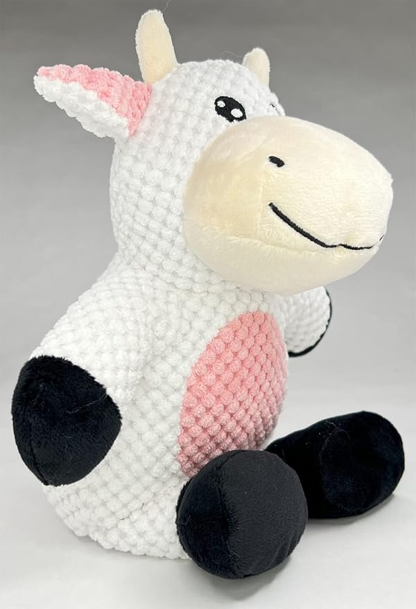 Glory To Dog Barnyard Cow Large Plush perro miniatura 8