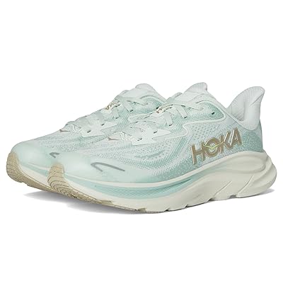 Hoka Kids Clifton 10 (Big Kid) Kids Shoes Sea Glass/Truffle Salt