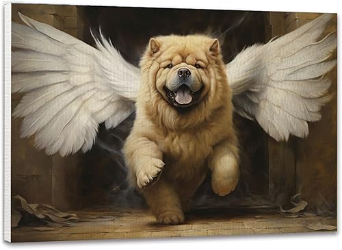 Thuan Chow Chow - Regalos conmemorativos para perros, lienzo de espera en la puerta, póster de marcos conmemorativos para perros, regalo Thuan Chow Chow - Regalos conmemorativos para perros, lienzo de espera en la puerta, póster de marcos conmemorativos para perros, regalo