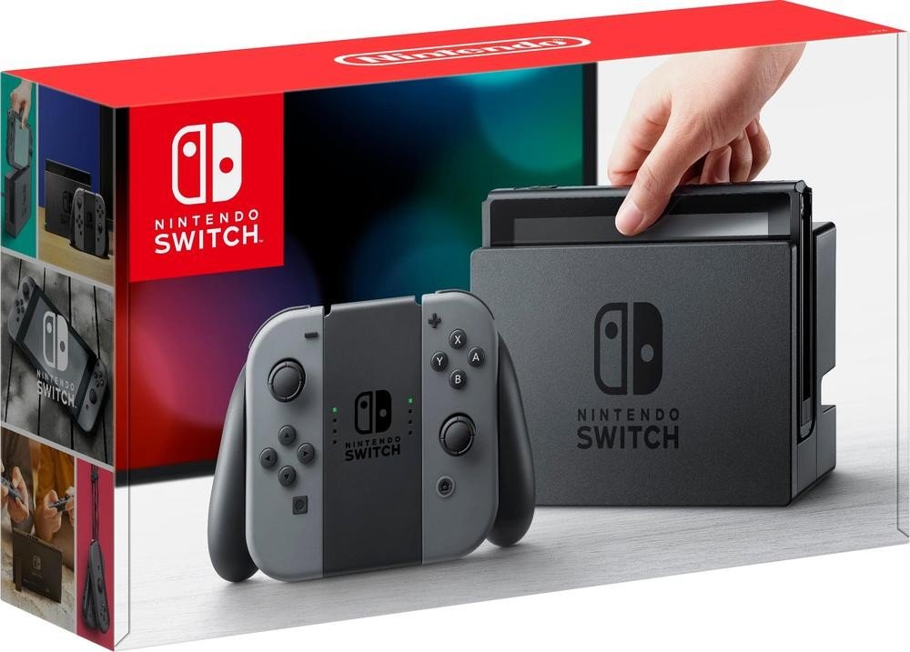 Amazon.com: Nintendo Switch Bundle (6 items): 32GB Console Gray