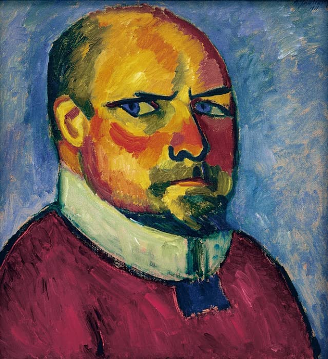 Art tableau Selbstbildnis Von Jawlensky édition sur toile premium pour décoration