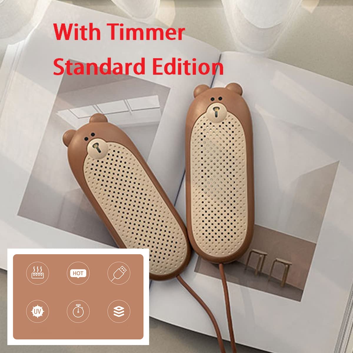 Sèche-chaussures, Portable Intelligent À Minuterie Et Température Constante Pour Chaussures, Chaussettes De Ski