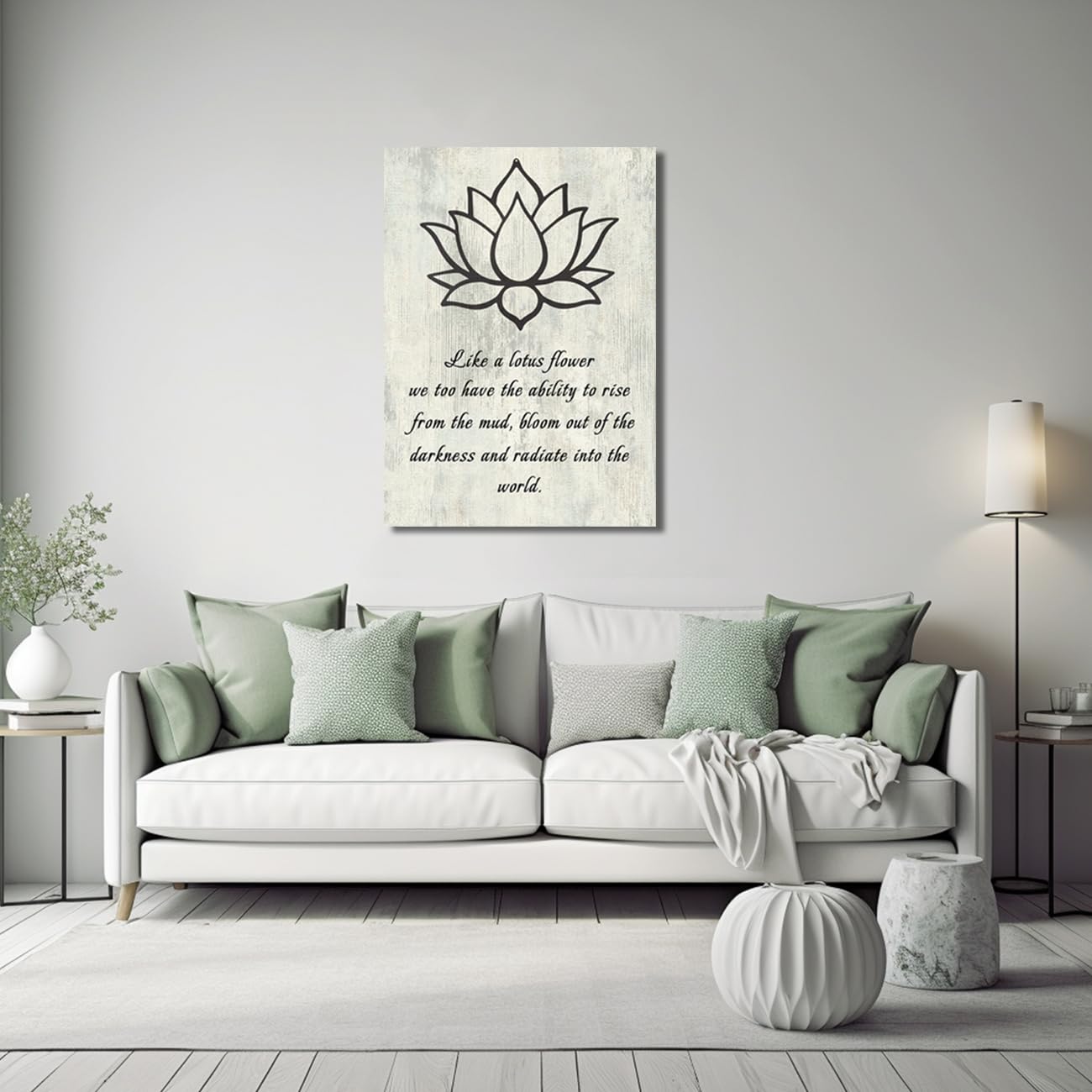 Decorazione Da Parete In Metallo A Forma Di Fiore Di Loto - 68x44 Cm, Oro, Perfetta Per Yoga E Meditazione