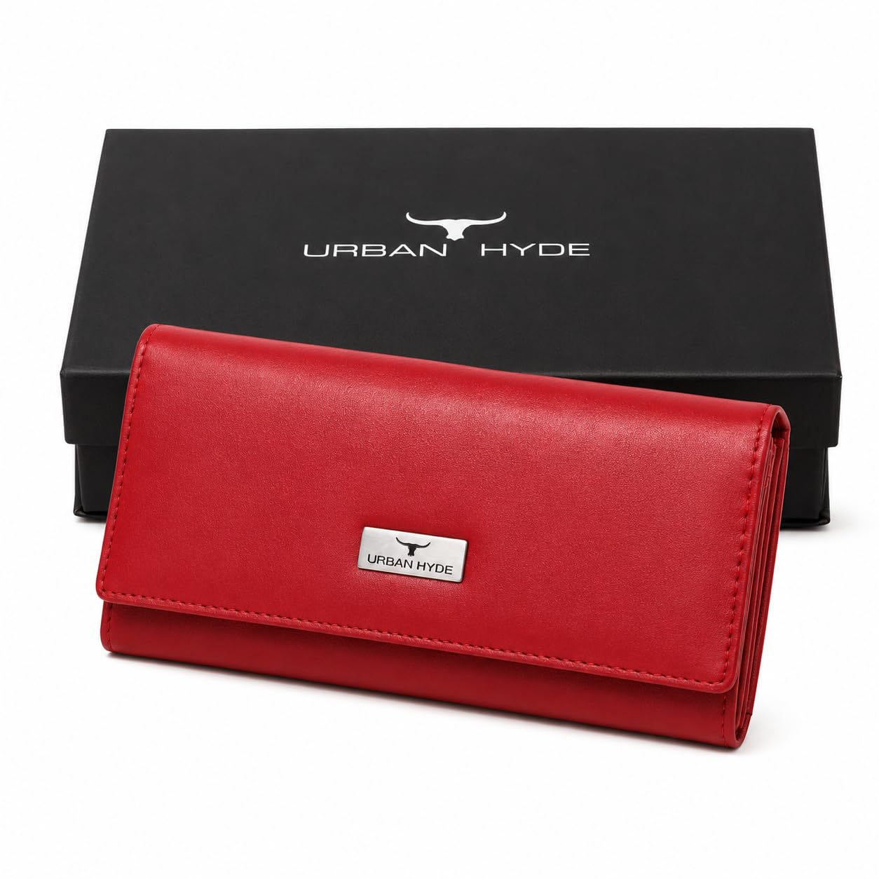 Red Genuine Leather Wallet for Women/Purse for Women-image-18