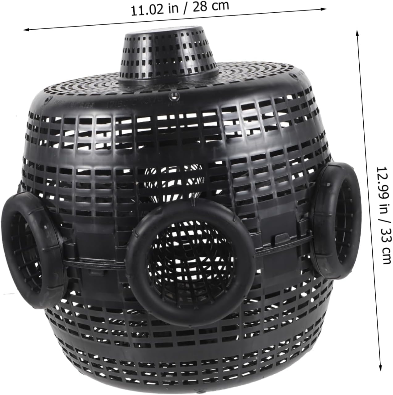 Fishing Trap Cage for Catching Shrimp Crawfish and Lobster Detachable Netting for and Freshwater Use Lightweight Portable Fishing Supplies