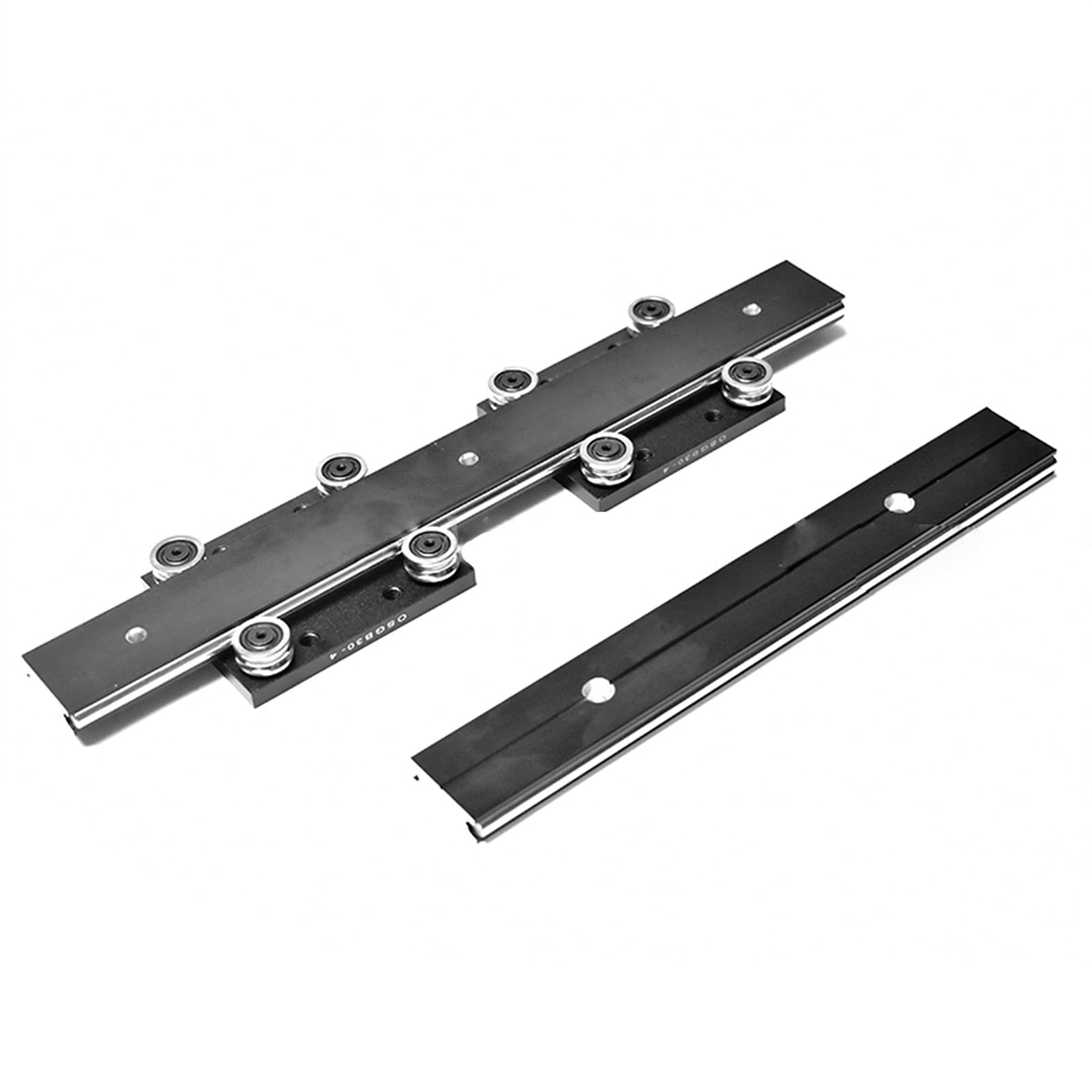 zxxin-Guides linéaires 1pcs osgr30 L = 250 / 300mm + 1pcs Block OSGB30UU, Rail de Guidage linéaire à Rouleau en Aluminium de 30 mm, Guide linéaire à Double axe Externe Haute précision