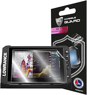 IPG Compatible with Lowrance Elite FS 9 Fish Finder GPS HydroGel Screen Protector Invisible Ultra HD Clear Film Anti Scratch Skin Guard - Smooth/Self-Healing/Bubble -Free for FS 9