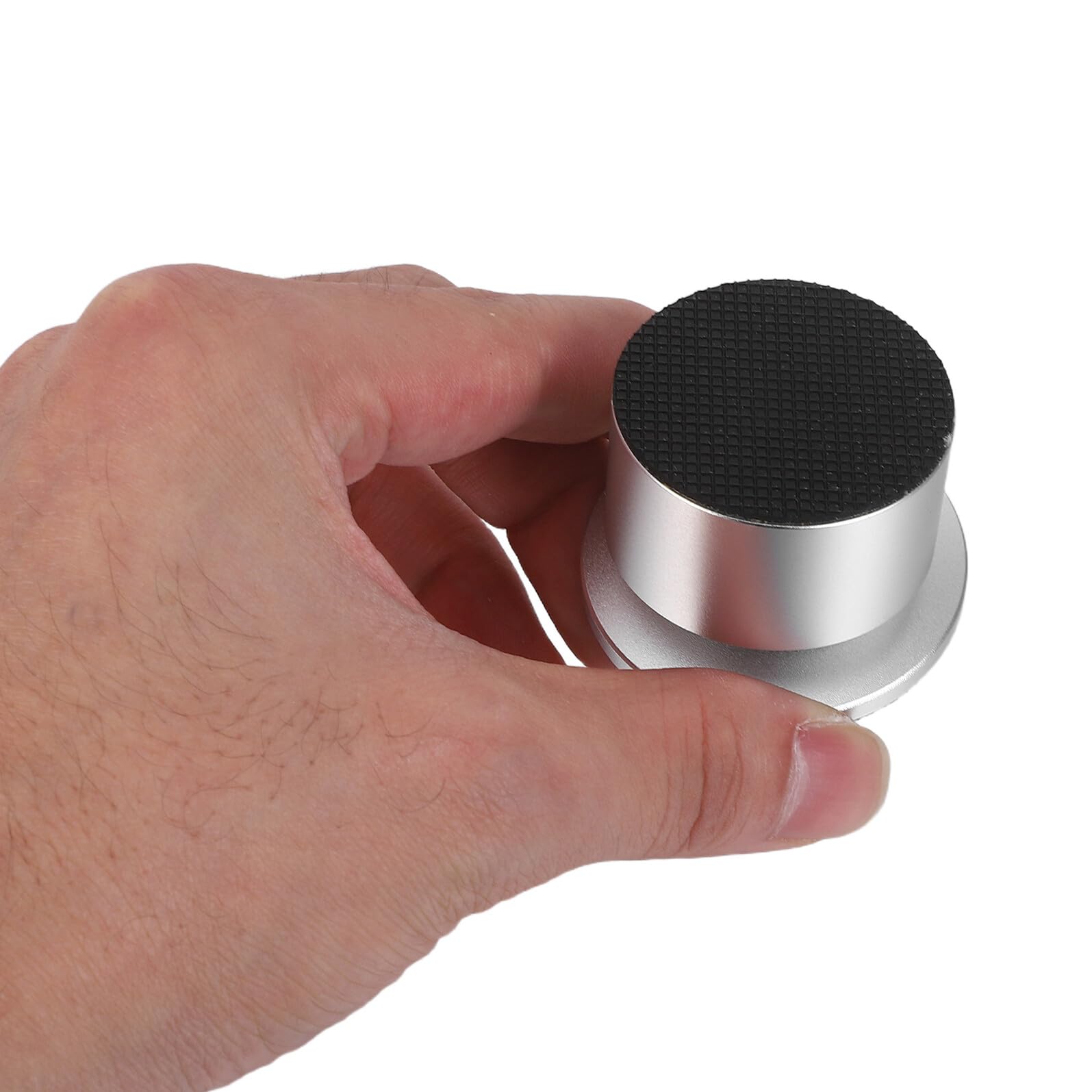 BESTYASH Supporti Antivibrazione in Metallo per Altoparlanti 4 Pezzi Piedini Isolanti Regolabili per Apparecchiature Audio da Scaffale e Giradischi